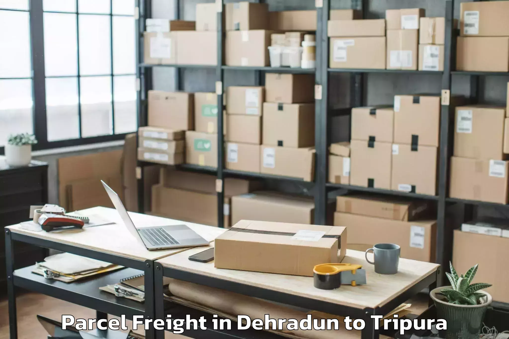 Professional Dehradun to Kathalia Parcel Freight